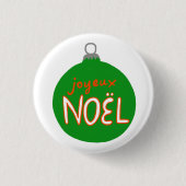 Charming Noël kerstfeestdag Ronde Button 3,2 Cm (Voorkant)