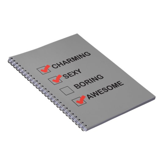 Charming Notitieboek (Rechterzijde)