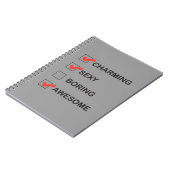 Charming Notitieboek (Linkerzijde)