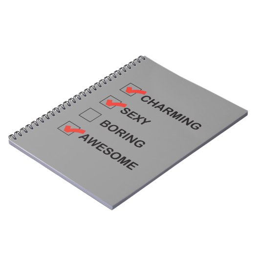 Charming Notitieboek (Linkerzijde)