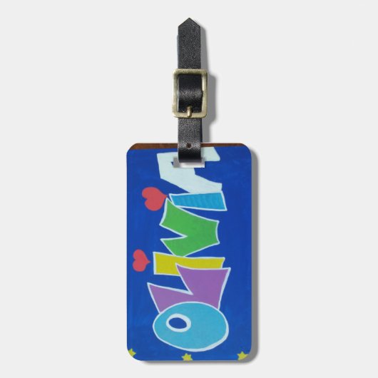 Charming Olivia Bagagelabel (Voorkant verticaal)