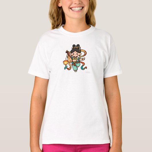 Charming Oriental Dancer - Cute Kawaii Style T-Sh T-shirt (Voorkant)