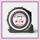 Charming Pink Golf Thema Naam Rolmaat