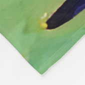 Charming Pink Water Lilies Fleece Deken (Hoek)