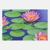 Charming Pink Water Lilies Inpakpapier Vel (Voorkant 2)