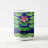 Charming Pink Water Lilies Koffiemok (Center)