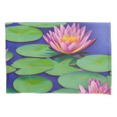 Charming Pink Water Lilies Kussensloop (Voorkant-Links)
