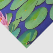 Charming Pink Water Lilies Tissuepapier (Detail)