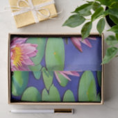 Charming Pink Water Lilies Tissuepapier (Geschenk)