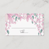 Charming Pink Wisteria Floral Plaatskaartje (Voorkant)