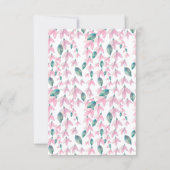 Charming Pink Wisteria RSVP Kaartje (Achterkant)