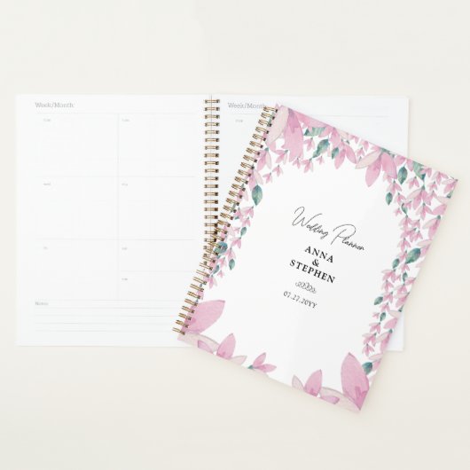 Charming Pink Wisteria Wedding Planner (Display)