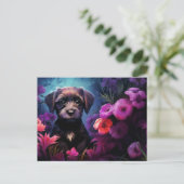 Charming Pooch-briefkaart Briefkaart (Staand voorkant)