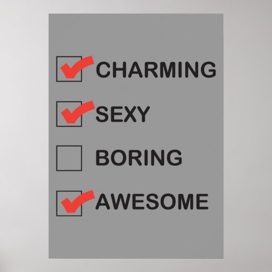 Charming Poster (Voorkant)