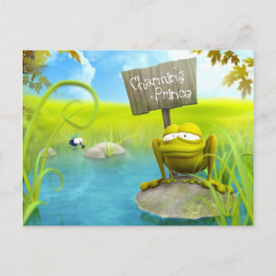 Charming prins briefkaart