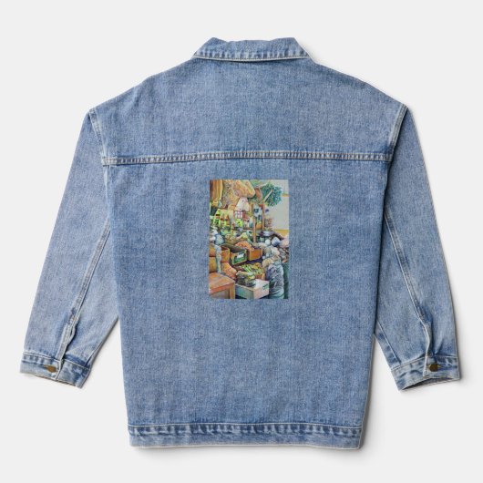Charming Promises of a fine Tekka Center, Singapor Denim Jacket (Achterkant)