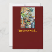 Charming Promises of a Fine Tekka Center Singapore Magnetische Uitnodiging (Voorkant)