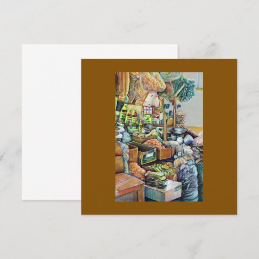 Charming Promises of fine Tekka Center, Singapore Kaart (Voorkant / Achterkant)