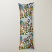 Charming Promises of fine Tekka Center, Singapore Lichaamskussen (Achterkant (Verticaal))