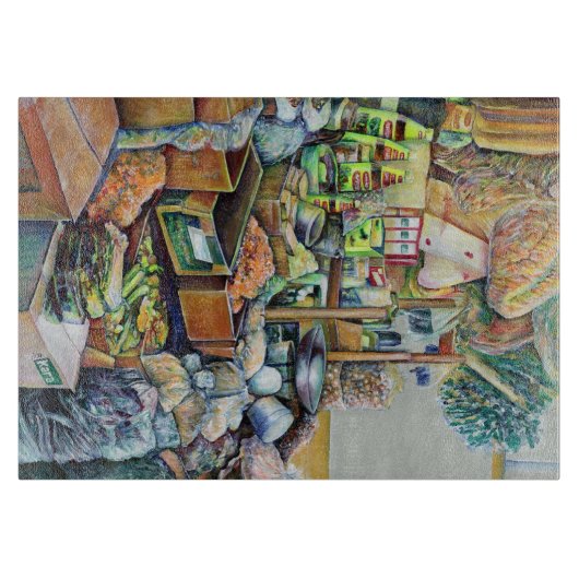 Charming Promises of fine Tekka Center, Singapore Snijplank (Voorkant)