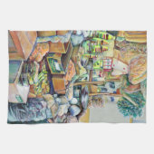 Charming Promises of the Fine Tekka Center, Singap Theedoek (Horizontaal)