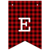 Charming Red Buffalo Pset Merry Kerstdeer Vlaggetjes (Tweede vlag)