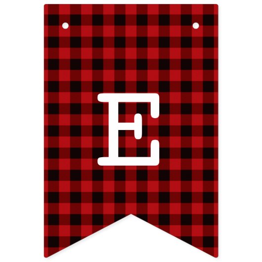 Charming Red Buffalo Pset Merry Kerstdeer Vlaggetjes (Tweede vlag)