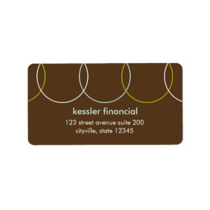 Charming Rings Adreslabel Etiket