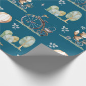 Charming Rustic Boho Woodland Animal Kinderen van Cadeaupapier (Hoek)