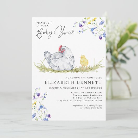 Charming Rustic Farmhouse | Baby van kippen (Staand voorkant)