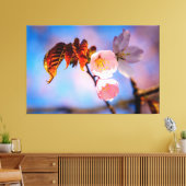 Charming Sakura Blossom Canvas Afdruk (Insitu (Woonkamer))