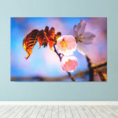Charming Sakura Blossom Canvas Afdruk (Insitu (Houten vloer))