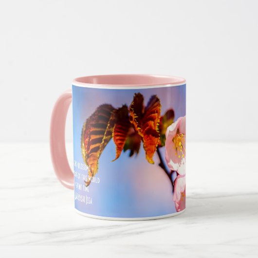 Charming Sakura Blossom Mok (Voorkant links)