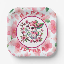 Charming Sakura Blossom Papieren Bordje