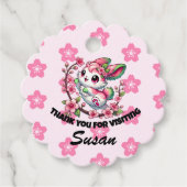 Charming Sakura Bunny Bedankjes Labels (Voorkant)