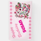 Charming Sakura Bunny Spandoek (Verticaal)