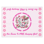 Charming Sakura Bunny Tafelkleed (Voorkant (Horizontaal))