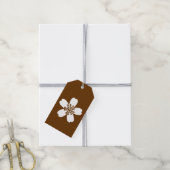 Charming Sakura in Chocolate Gift Label Cadeaulabel (Met Touw)