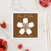 Charming Sakura in Chocolate Napkins Servetten (Insitu)