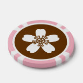 Charming Sakura in Chocolate Poker Chips (Enkel)