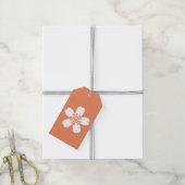 Charming Sakura in Coral Cadeaubijslage Cadeaulabel (Met Touw)