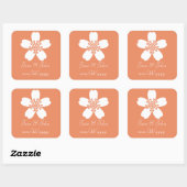 Charming Sakura in Coral Sticker (Vel)