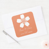 Charming Sakura in Coral Sticker (Envelop)