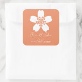 Charming Sakura in Coral Sticker (Tas)