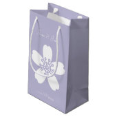 Charming Sakura in Lavender Gift Bag Klein Cadeauzakje (Achterkant Gekanteld)