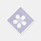 Charming Sakura in Lavender Napkins Servetten (Hoek)