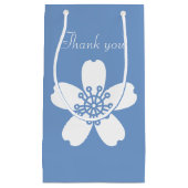 Charming Sakura in Periwinkle Gift Bag Klein Cadeauzakje (Voorkant)