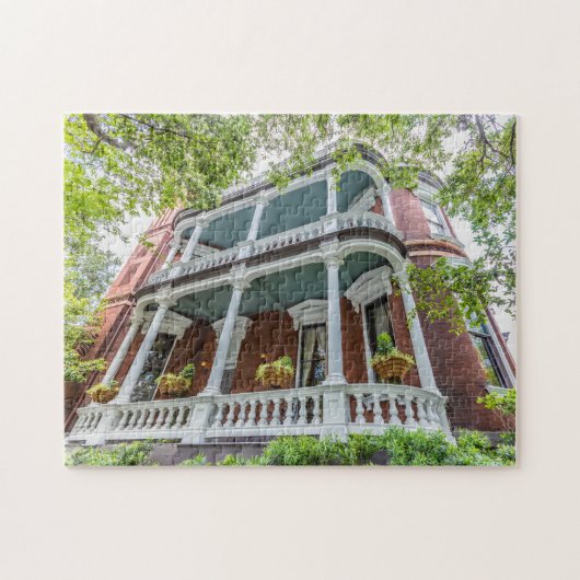 Charming Savannah Kehoe House 11x14 puzzle Legpuzzel (Horizontaal)