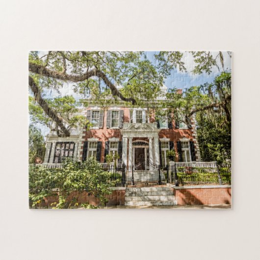 Charming Savannah Mansion Souvenir Puzzle Legpuzzel (Horizontaal)