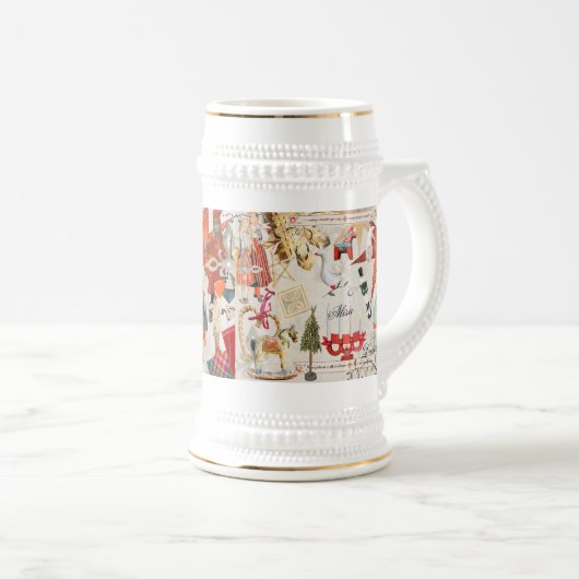 Charming Scandinavian Folk Christmas Bierpul (Voorkant rechts)